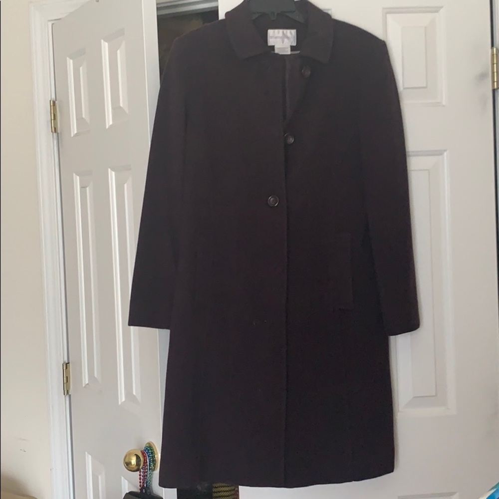 Dark purple wool jacket